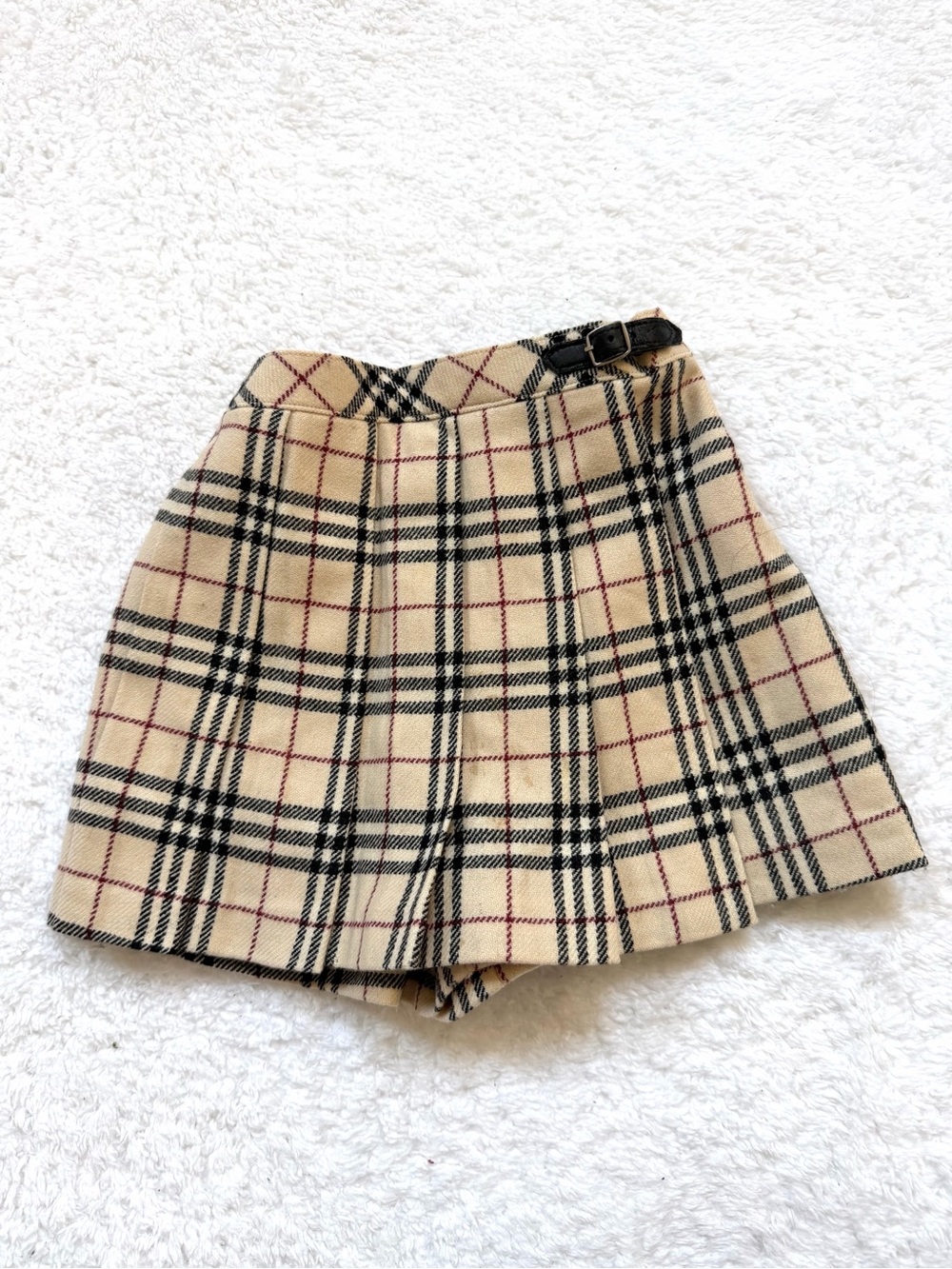 Burberry Nova Check Skirt 80cm 12-18m beige plaid bottoms Baby girl Authentic